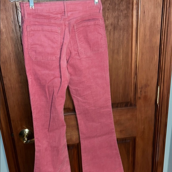 Girl’s Pink Corduroy Flared Jeans - Picture 3 of 5